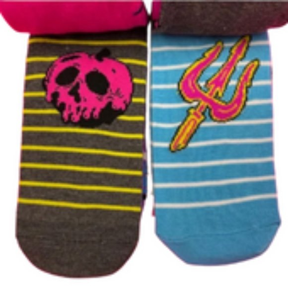 Disney Villains Womens Socks Ursula Cruella Hades Scar Maleficent - 10 Pairs - Picture 4 of 6